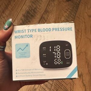 Wrist Type Blood Pressure Monitor - Black